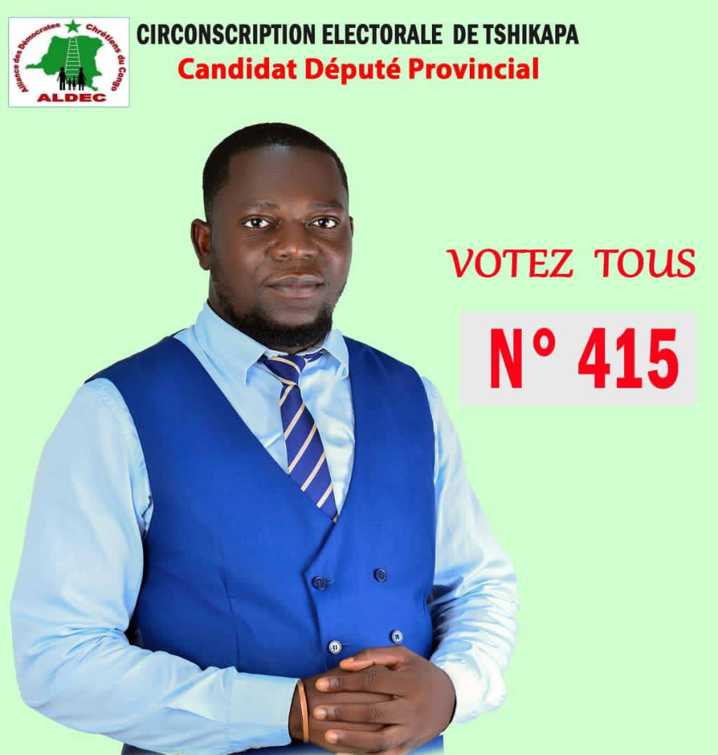 Kasaï élections 2023 Evariste Muyeketa Est Candidat Député Provincial Dans La Circonscription 